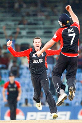 Graeme Swann Celebrates World Cup