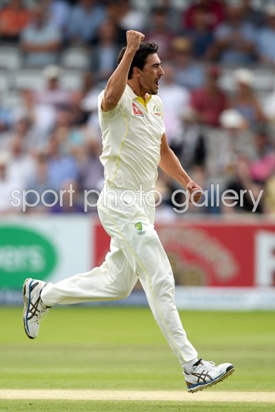 Mitchell Starc Australia v England Lords 2015