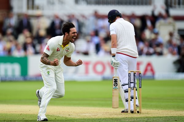 Mitchell Johnson Australia v England Lords 2015