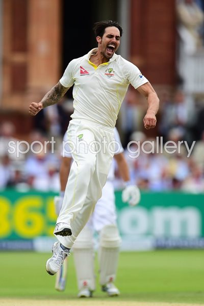 Mitchell Johnson Australia v England Lords 2015