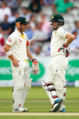 David Warner &  Chris Rogers Lords 2015