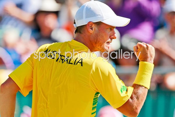 Lleyton Hewitt Australia v Kazakhstan 2015