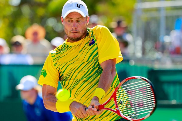 Lleyton Hewitt Australia v Kazakhstan 2015