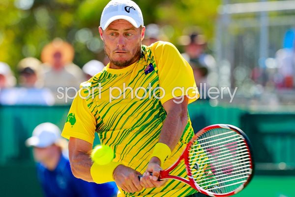 Lleyton Hewitt Australia v Kazakhstan 2015