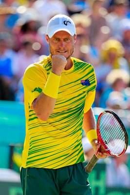 Lleyton Hewitt Australia v Kazakhstan 2015