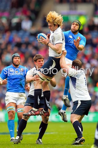 Richie Gray Scotland Six Nations 2011