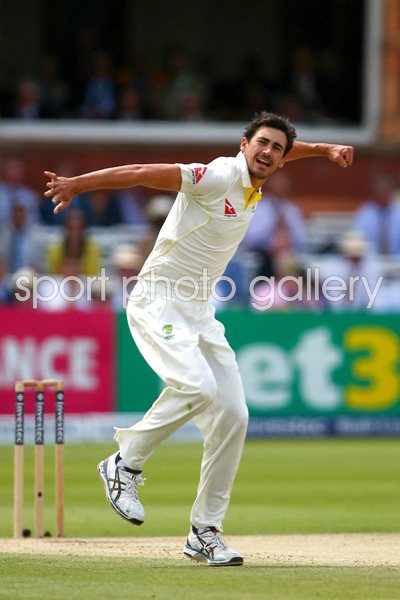Mitchell Starc Australia v England Lords 2015