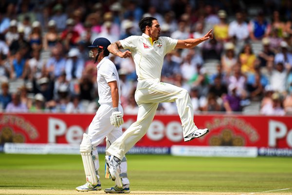 Mitchell Johnson Australia v England Lords 2015