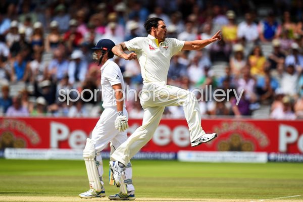 Mitchell Johnson Australia v England Lords 2015