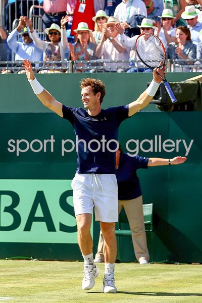Andy Murray Great Britain v France 2015