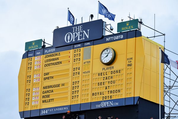 British Open Final Score Board 2015