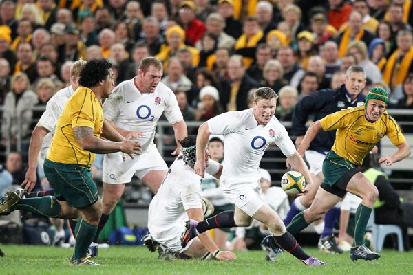 Chris Ashton scores v Australia, Sydney 2010