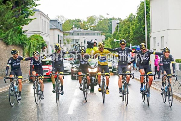 2015 Chris Froome & Team Sky FInal Stage 