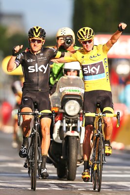 2015 Chris Froome & Geraint Thomas Paris