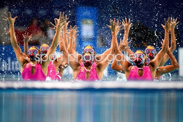 Synchronised Swimming The Mexico team 