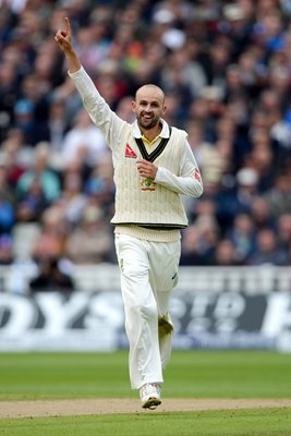 Nathan Lyon Australia v England Edgbaston 2015