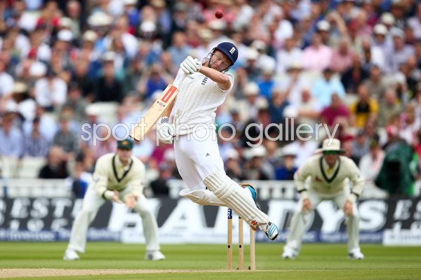 Jonny Bairstow bounced out Mitchell Johnson Ashes 2015
