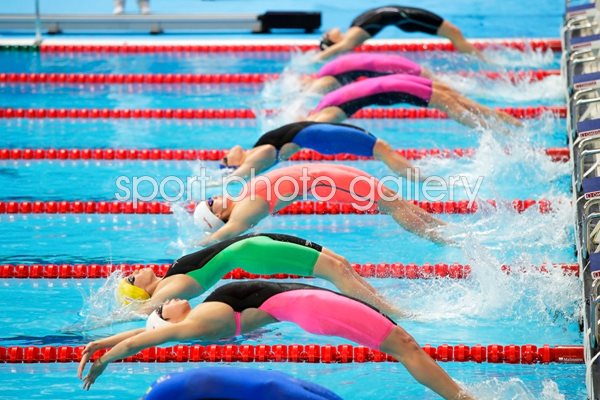 Backstroke Start Women's 100m Worlds Kazan 2015