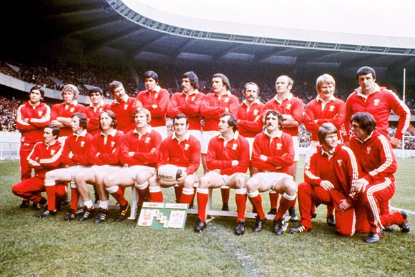 Wales Rugby Squad v France Paris 1977