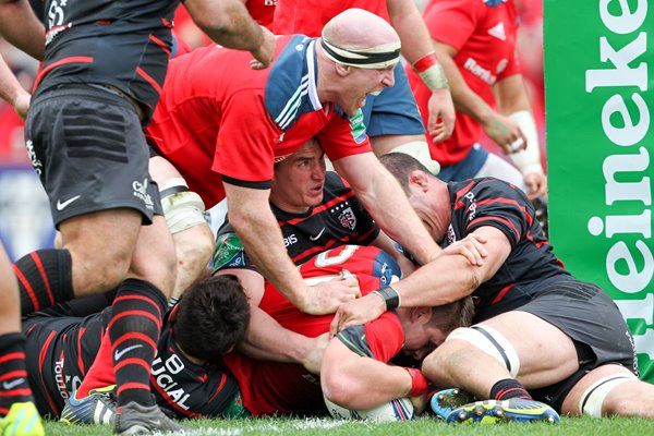 Paul O'Connell Munster v Toulouse Heineken Cup Quarter Final 2014