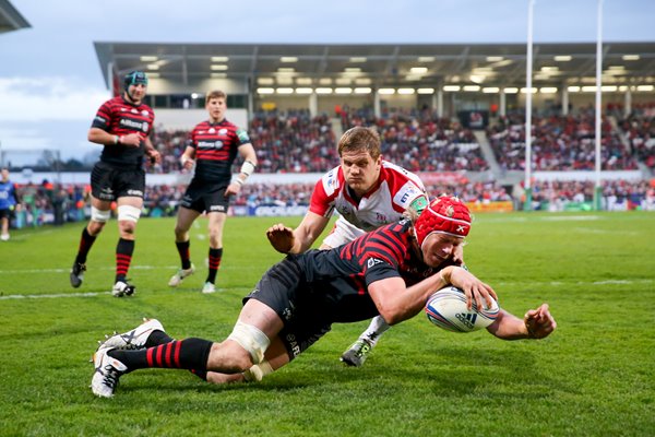 Mouritz Botha scores Saracens v Ulster Heineken Cup 2014