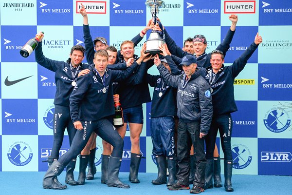 Oxford win University Boat Race River Thames London 2014