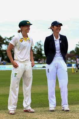 Charlotte Edwards & Meg Lanning 2015 Women's Ashes Captains