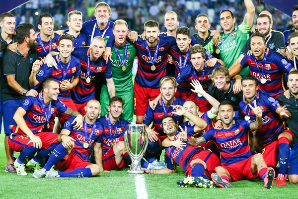  Barcelona 2015 UEFA Super Cup Winners