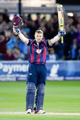 David Willey Northants 100 off 40 balls T20 Blast 2015