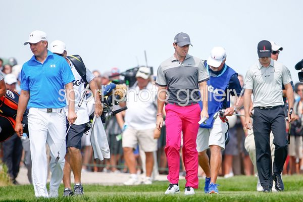 Jordan Spieth Rory McIlroy Zach Johnson USPGA 2015