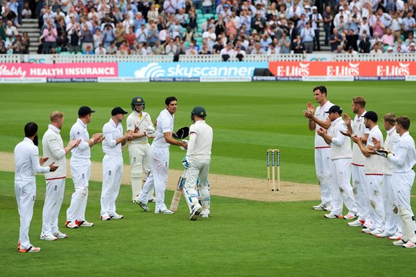 Michael Clarke Australia Guard of Honor Oval 2015