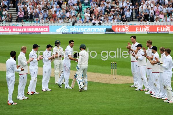 Michael Clarke Australia Guard of Honor Oval 2015