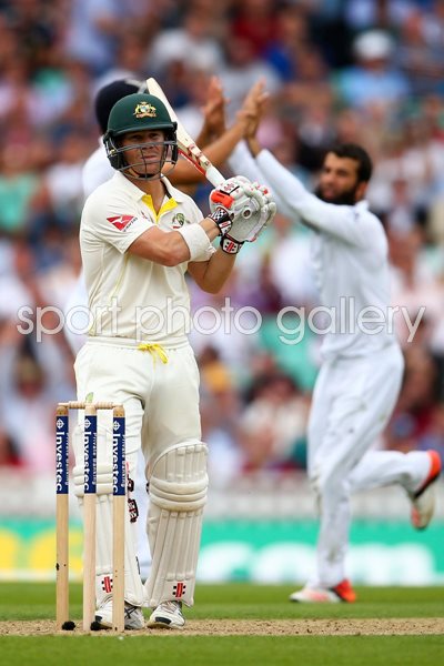 David Warner Australia v England Oval 2015
