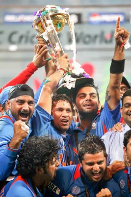 Sachin & India celebrate World Cup 