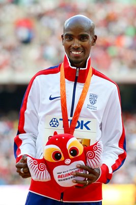 Mo Farah 10,000 Metre Champion Beijing 2015