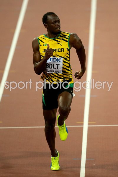 Usain Bolt 100m Champion Beijing 2015