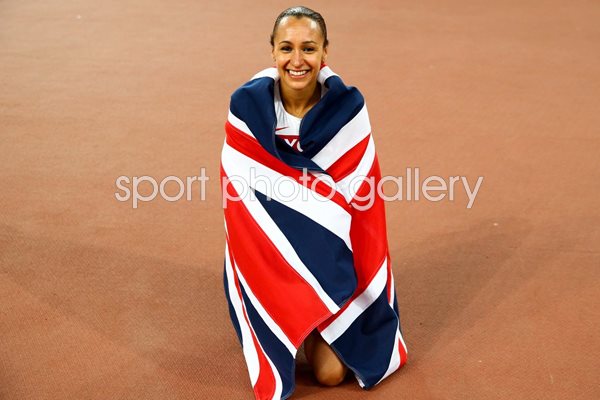 Jessica Ennis-Hill Heptathlon Champion Beijing 2015
