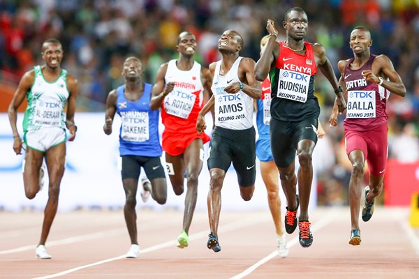 David Lekuta Rudisha Kenya World Athletics Championships 2015