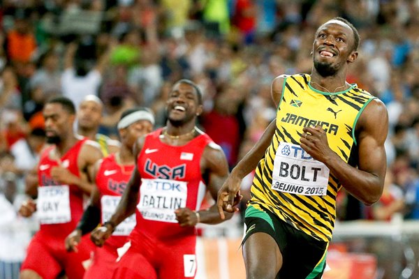 2015 Usain Bolt 100m Champion Beijing 