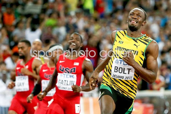 2015 Usain Bolt 100m Champion Beijing 