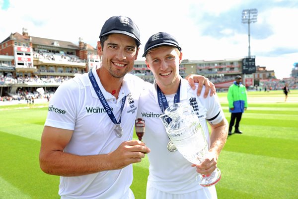  2015 Alastair Cook and Joe Root Oval