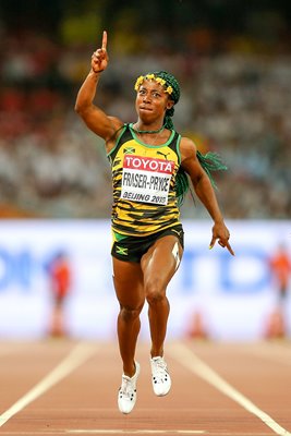 Shelly-Ann Fraser 100m Final Beijing 2015