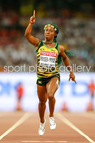 Shelly-Ann Fraser 100m Final Beijing 2015