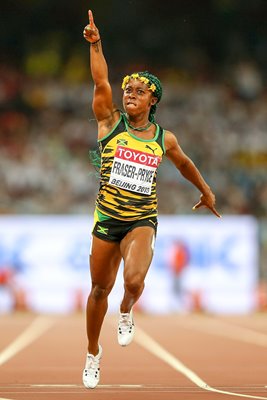 Shelly-Ann Fraser-Pryce Jamaica 100m Gold Beijing 2015 
