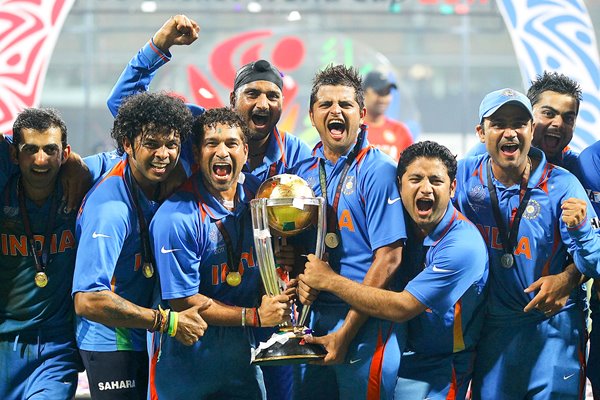 Sachin & India celebrate World Cup win