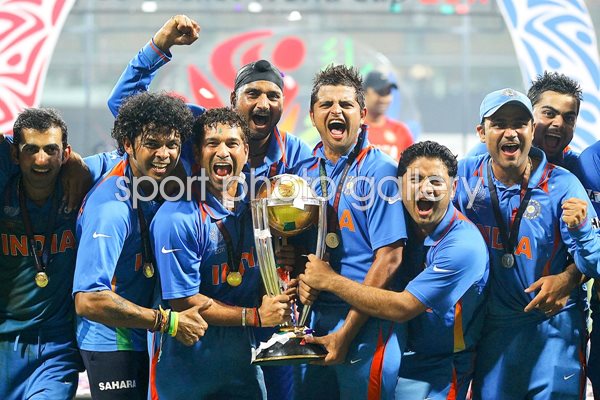 Sachin & India celebrate World Cup win