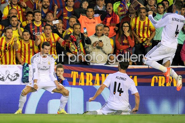 Gareth Bale Winner Real Madrid v Barcelona Copa del Rey Final 2014