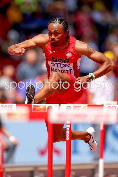 Aries Merritt 110m Hurdles Beijing 2015