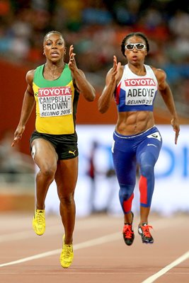 Margaret Adeoye & Veronica Campbell-Brown Beijing 2015