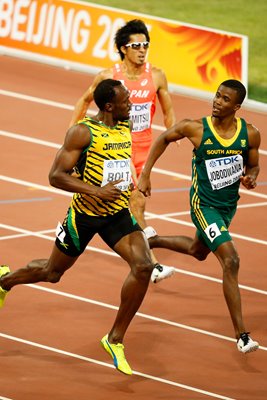 Anaso Jobodwana 7 Usain Bolt 200m Beijing 2015 